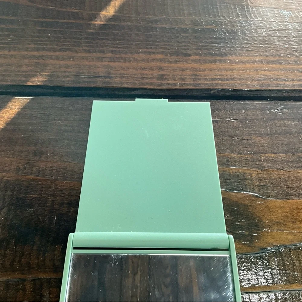 Vintage Clinique Green Compact Travel Mirror